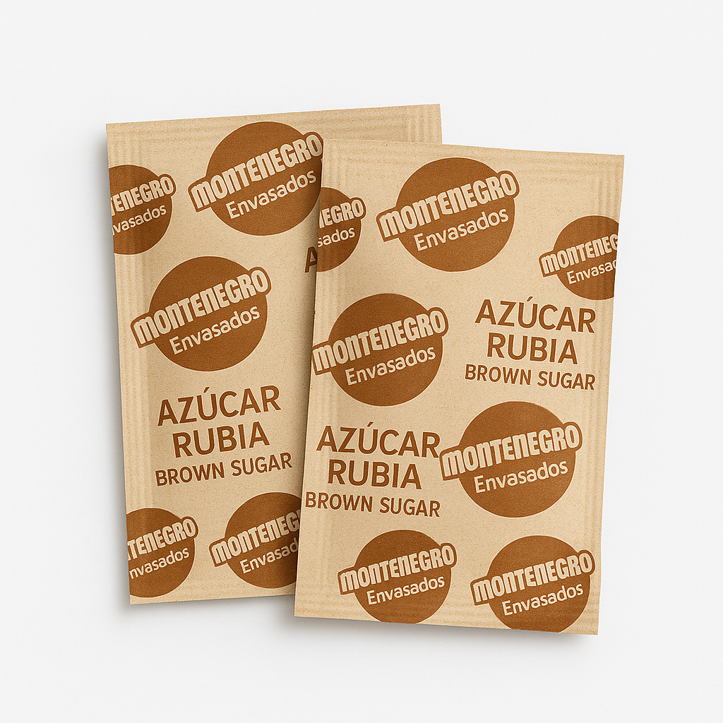 Sachets Azucar rubia Marca Montenegro