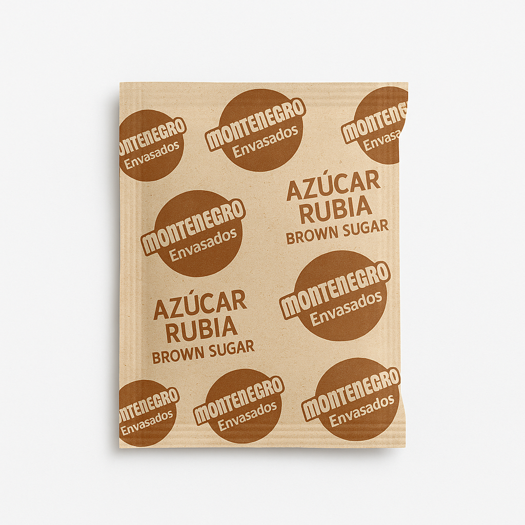 Sachets Azucar rubia Marca Montenegro