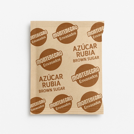 Sachets Azucar rubia Marca Montenegro