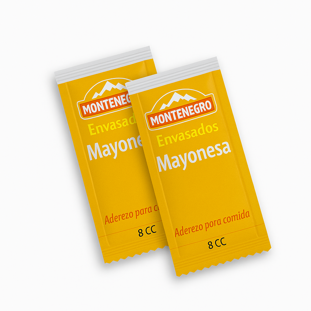 Sachets Mayonesa Marca Montenegro