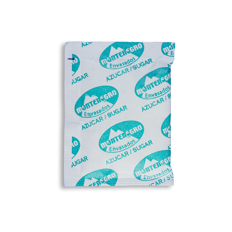 Sachets Azucar blanca Marca Montenegro